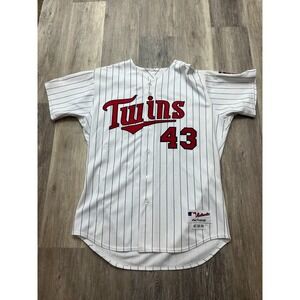 2006 Game Worn Minnesota Twins Rick Stelmaszek MLB Vtg Baseball Jersey Size 2XL